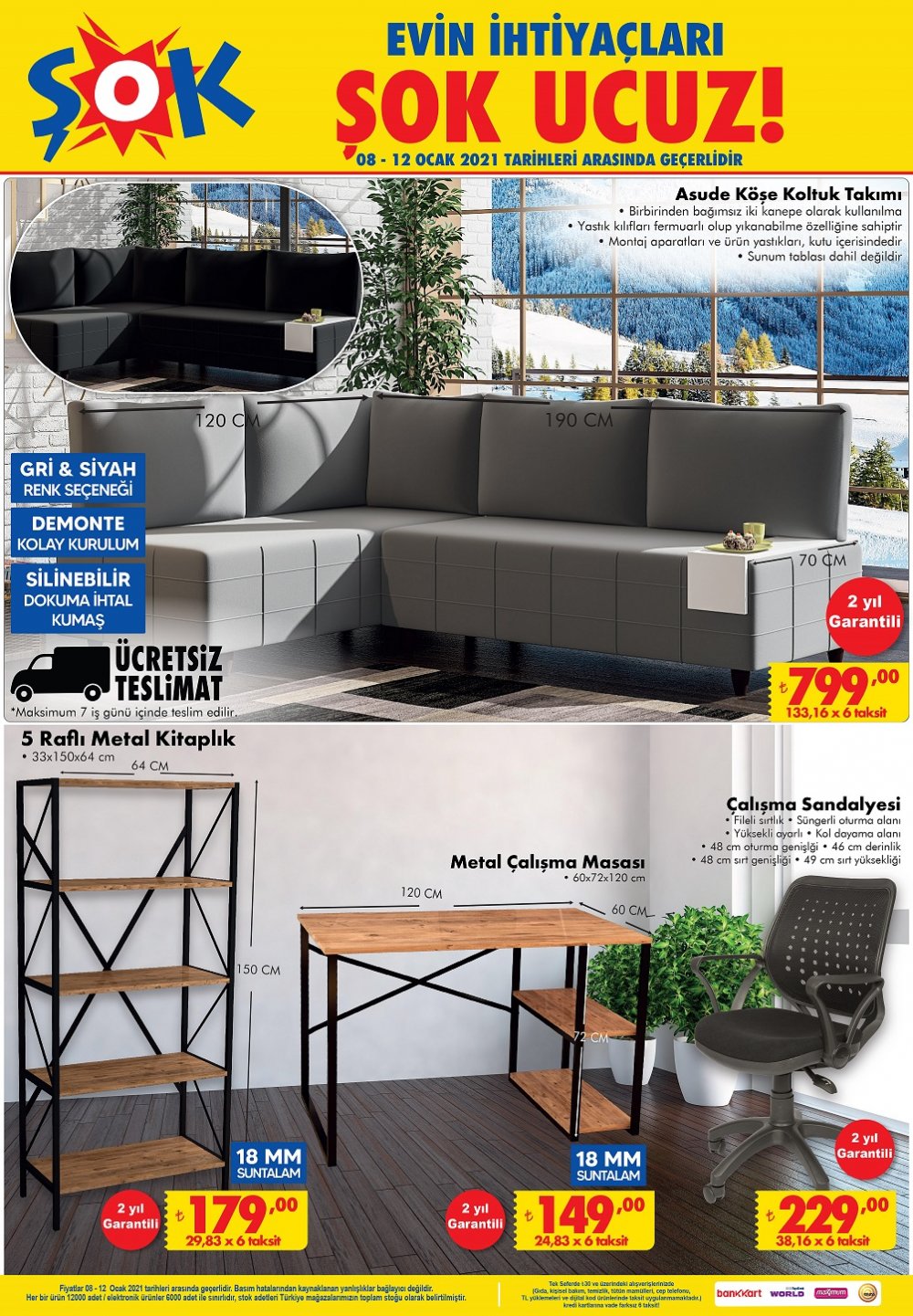 ŞOK MARKETTE HAFTA SONU FIRSATLARI İNDİRİMİ