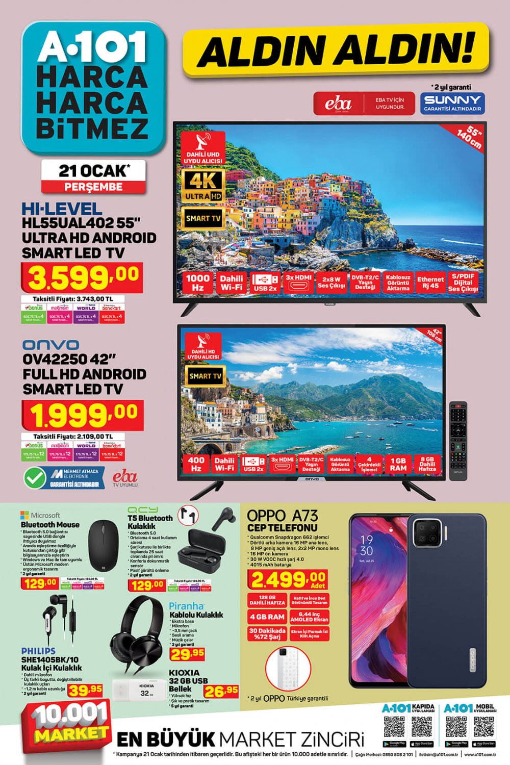 A101 aktüel 21 Ocak 2021 Perşembe ürünler kataloğu
