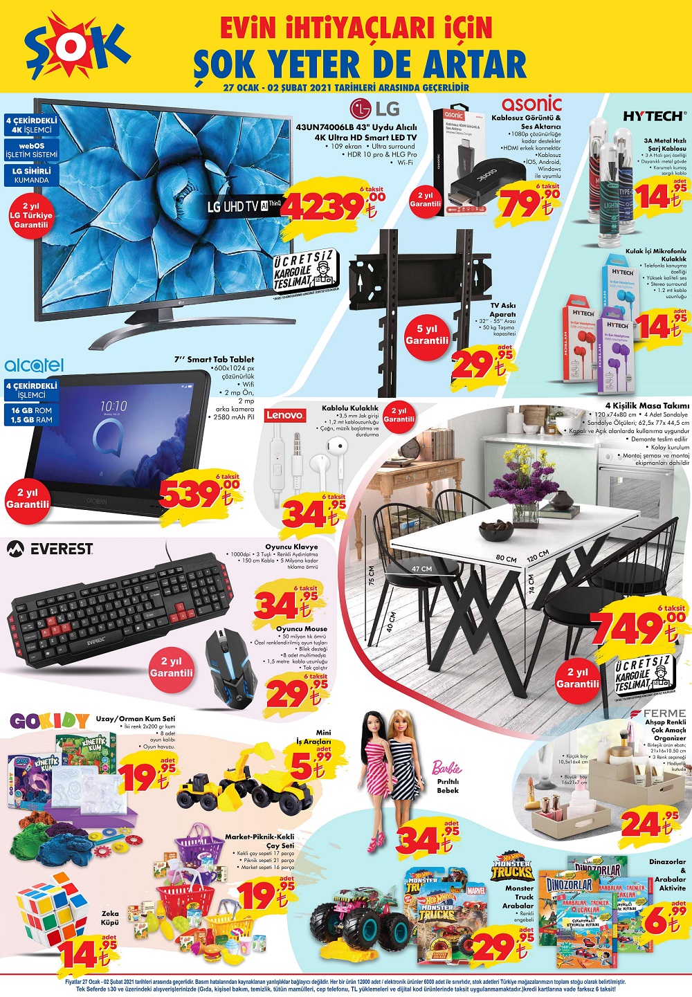 Şok market 2 Şubat 2021 Salı aktüel ürünler kataloğu