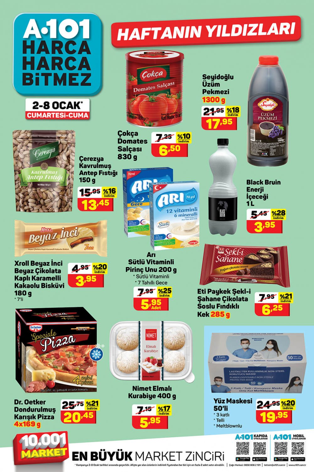 A101 HAFTANIN YILDIZLARI OCAK 2021