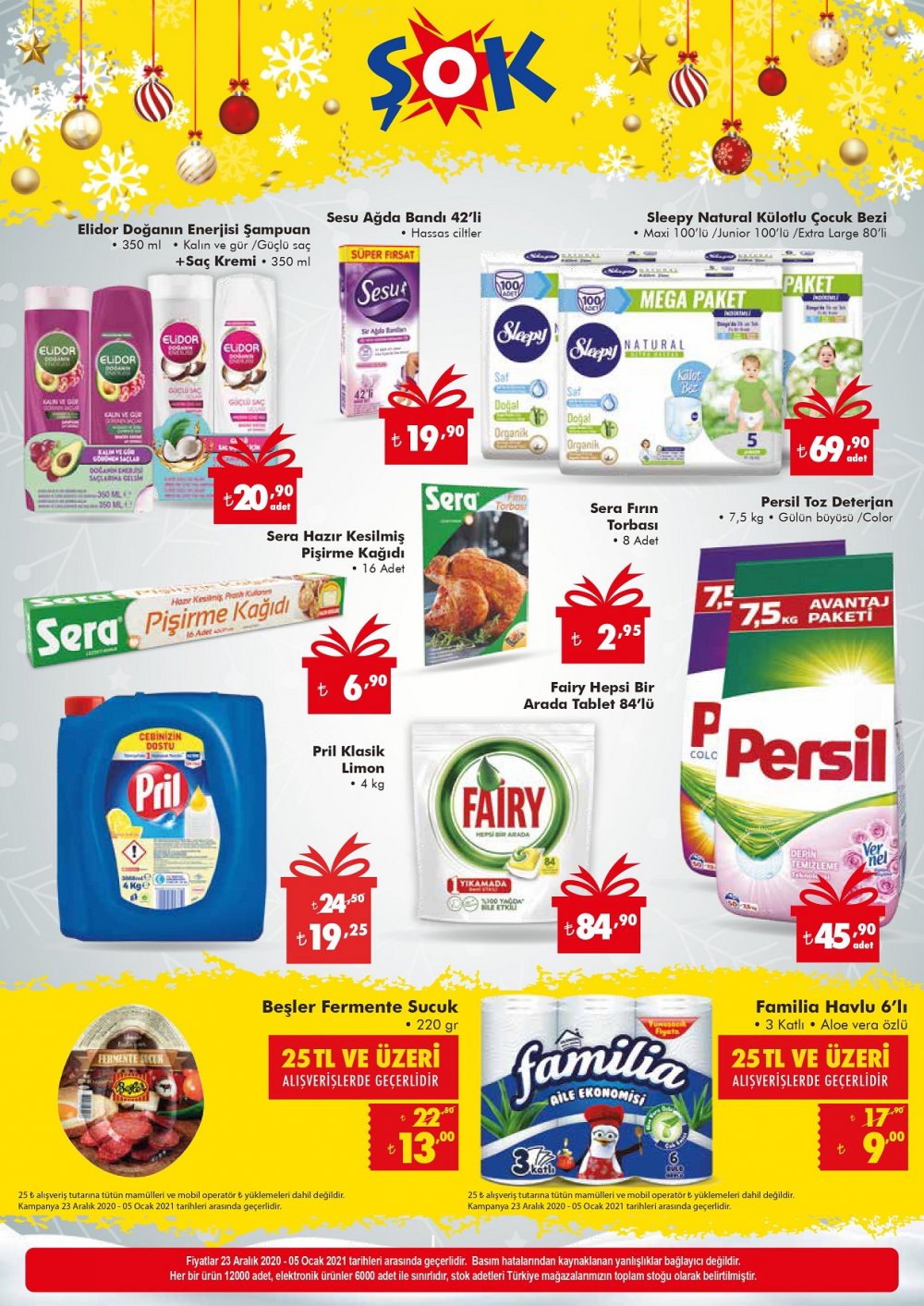 ŞOK MARKET AKTÜEL ÜRÜNLER KATALOĞU 27 – 28 – 29 – 30 ARALIK 2020