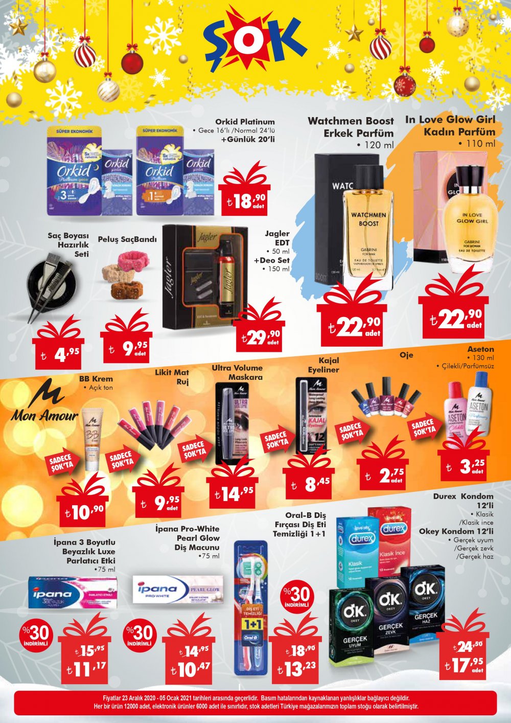 ŞOK MARKET AKTÜEL ÜRÜNLER KATALOĞU 27 – 28 – 29 – 30 ARALIK 2020