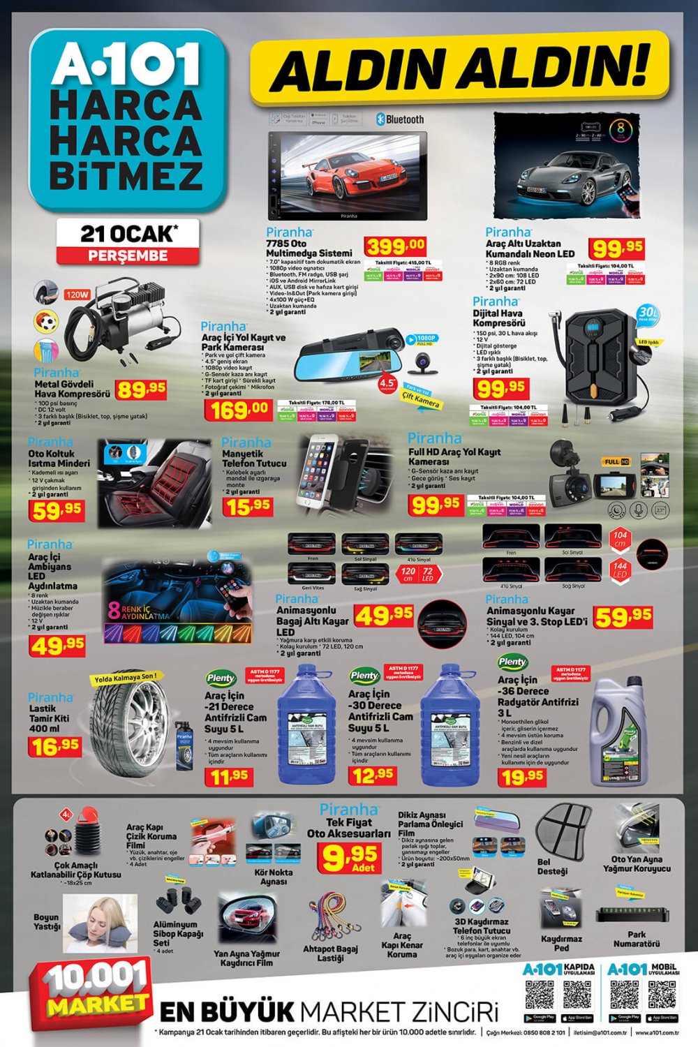 A101 21 Ocak 2021 Perşembe aktüel ürünler kataloğu