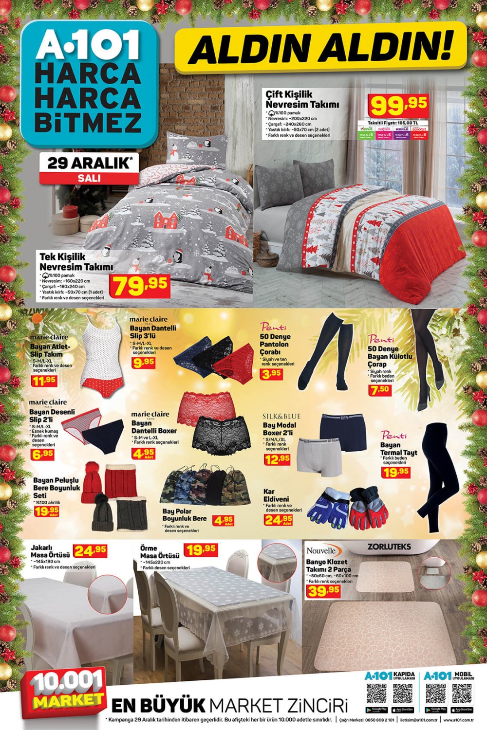 A101 BU HAFTA NELER VAR 29 ARALIK SALI