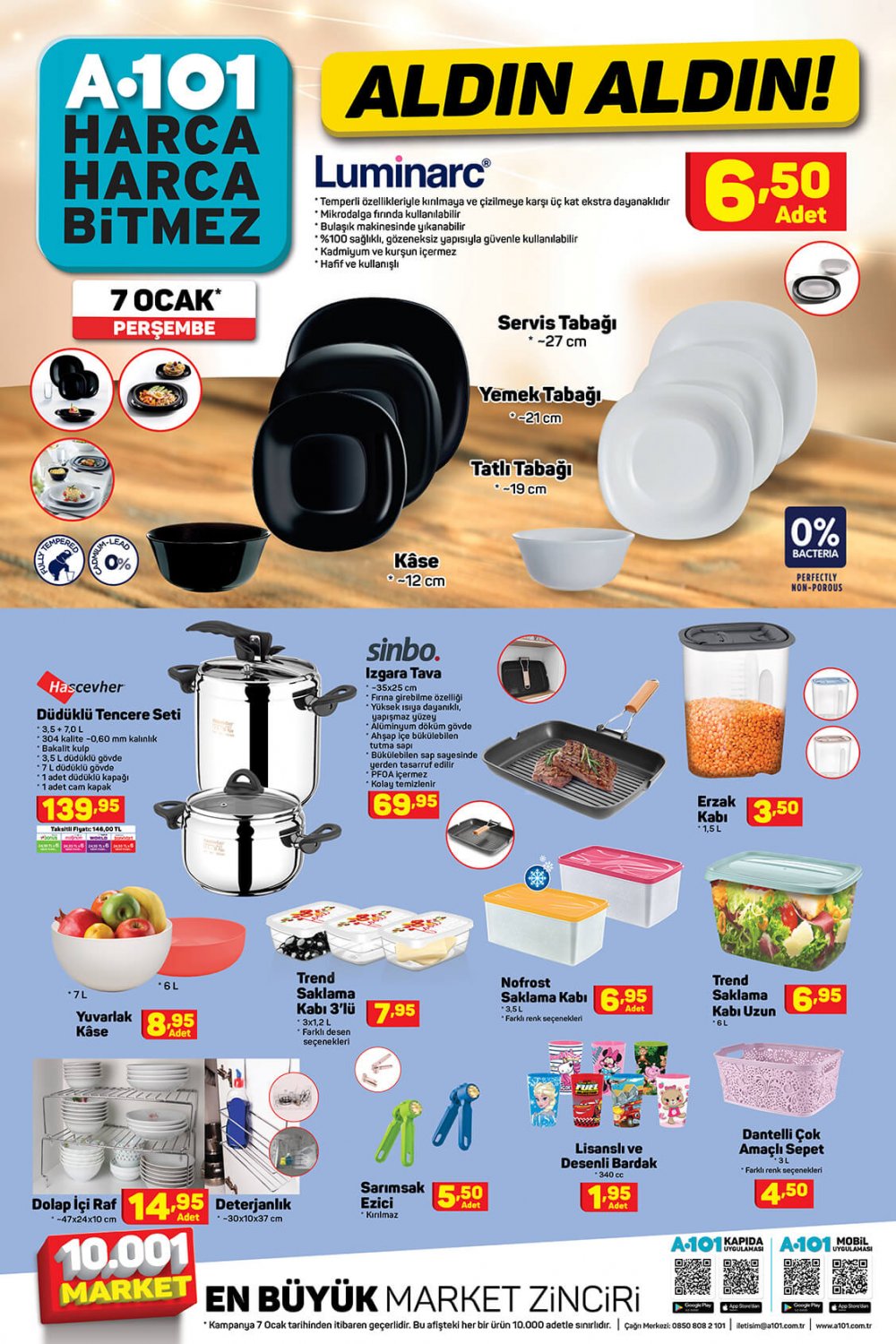 A101 7 OCAK 2021 PERŞEMBE AKTÜEL ÜRÜNLER KATALOĞU