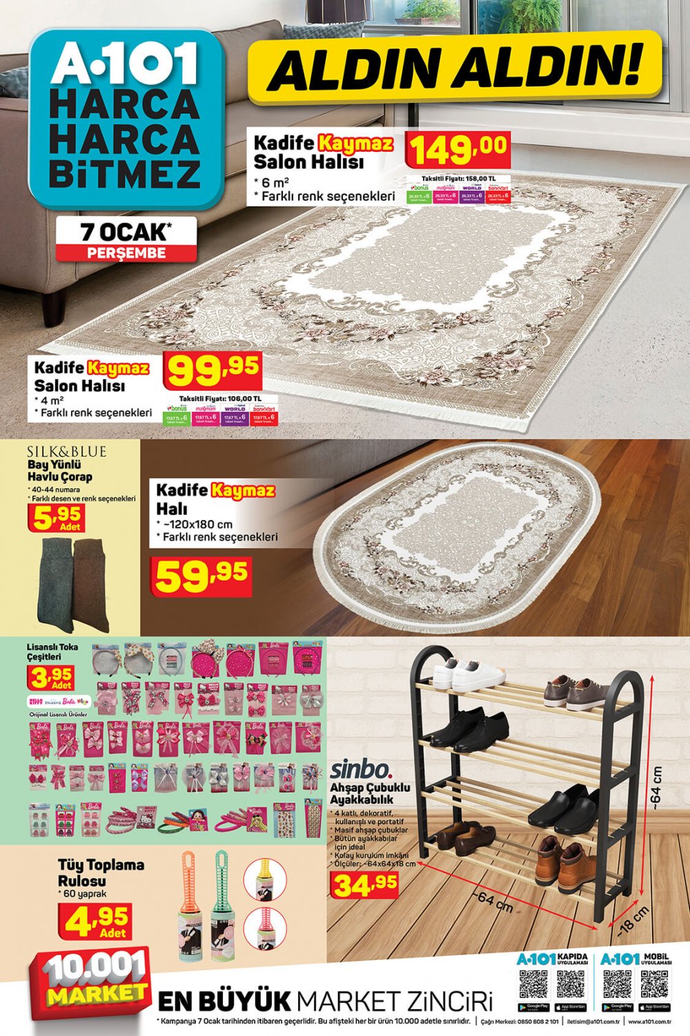 A101 BU HAFTA 7 OCAK 2021 AKTÜEL ÜRÜNLER KATALOĞU