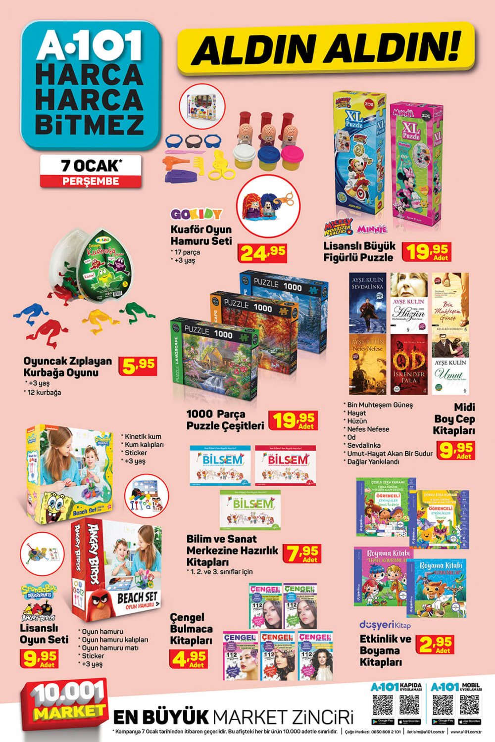 A101 7 OCAK 2021 PERŞEMBE AKTÜEL ÜRÜNLER KATALOĞU