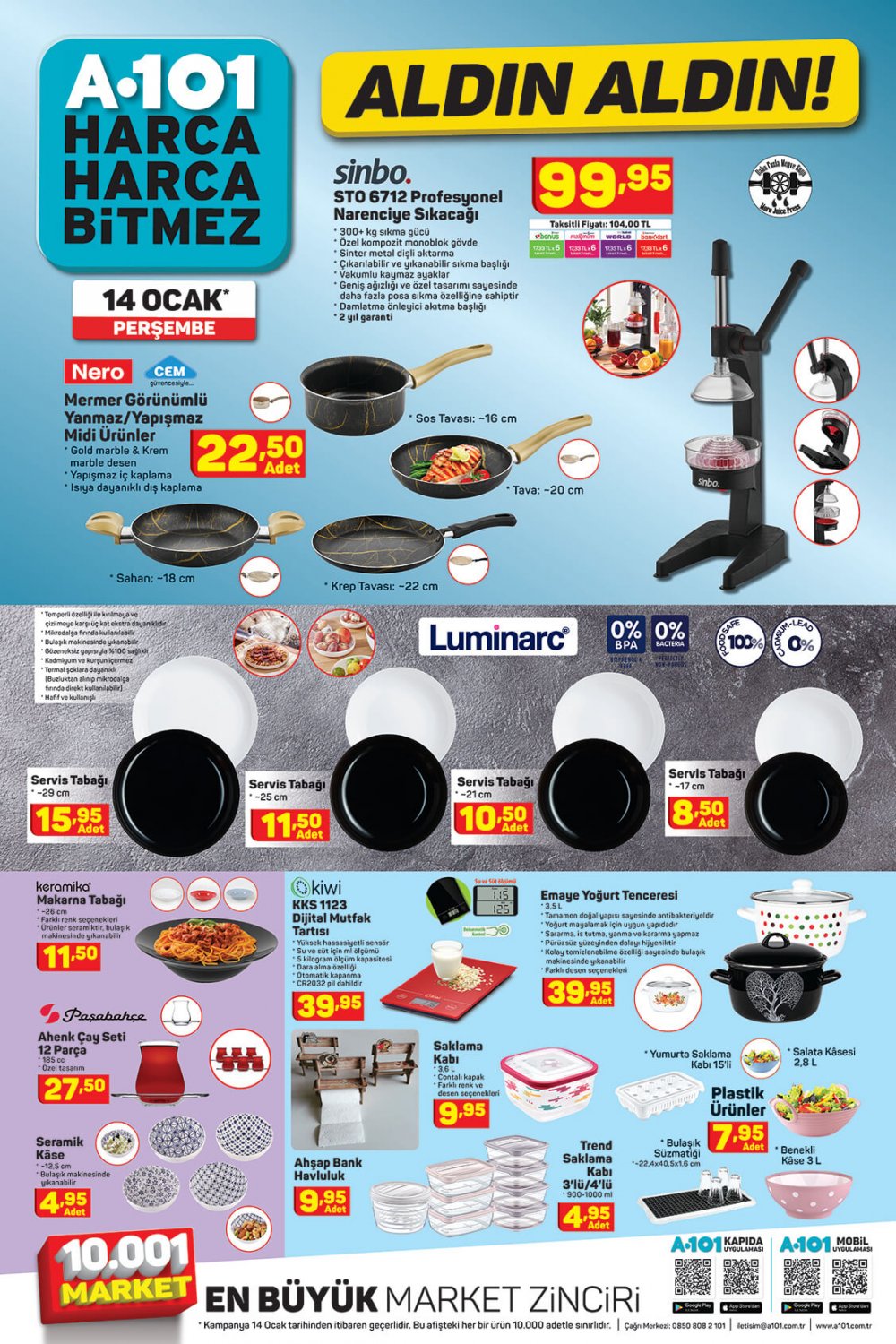 A101 BU HAFTA NELER VAR, GELENLER NEDİR?