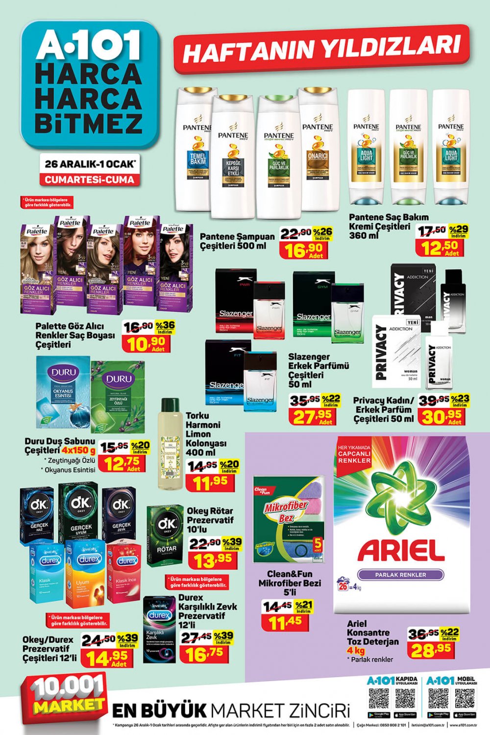 A101 HAFTANIN YILDIZLARI 2020