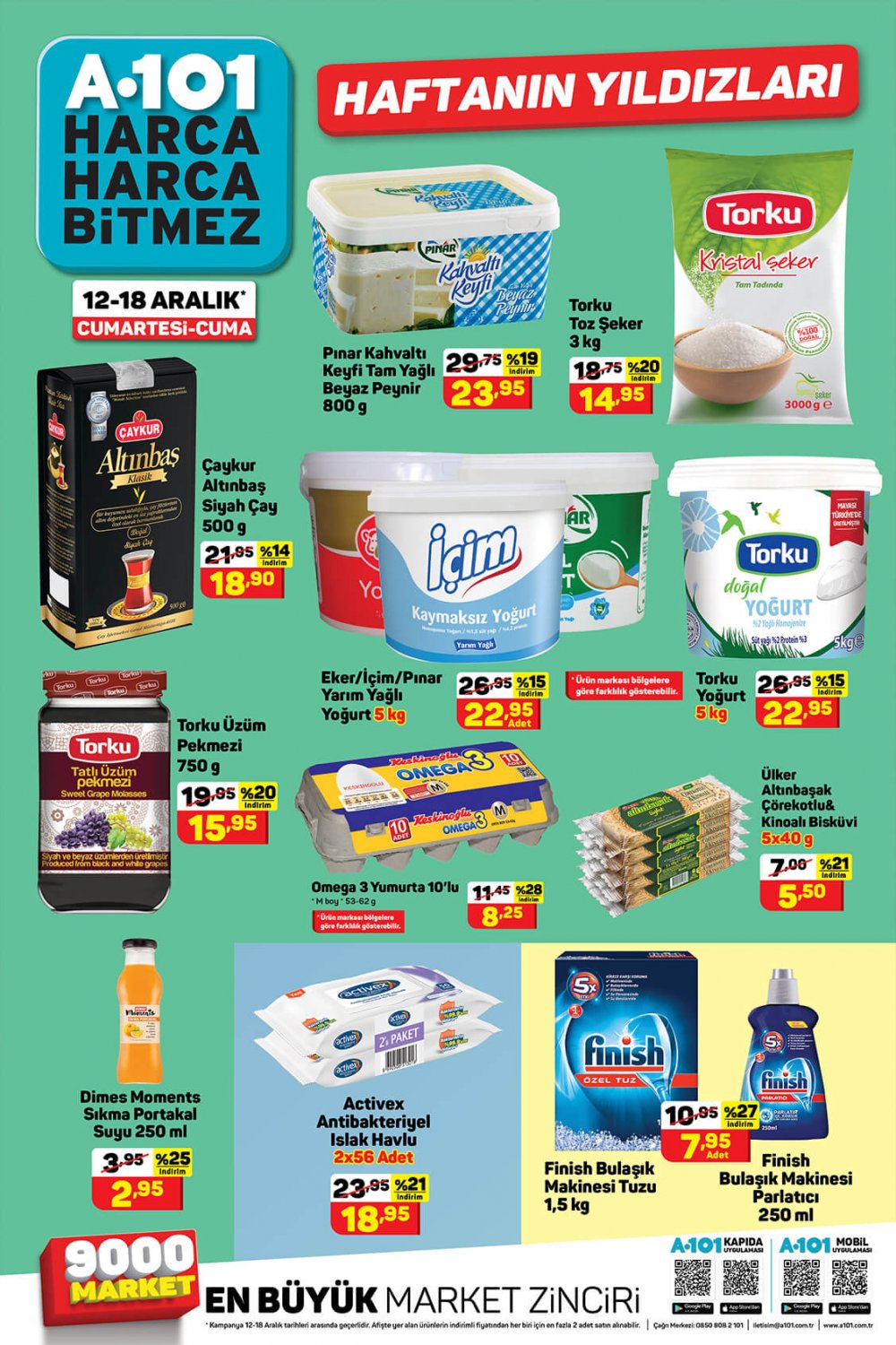 A101 AKTÜEL 15 ARALIK 2020 SALI ÜRÜNLER KATALOĞU