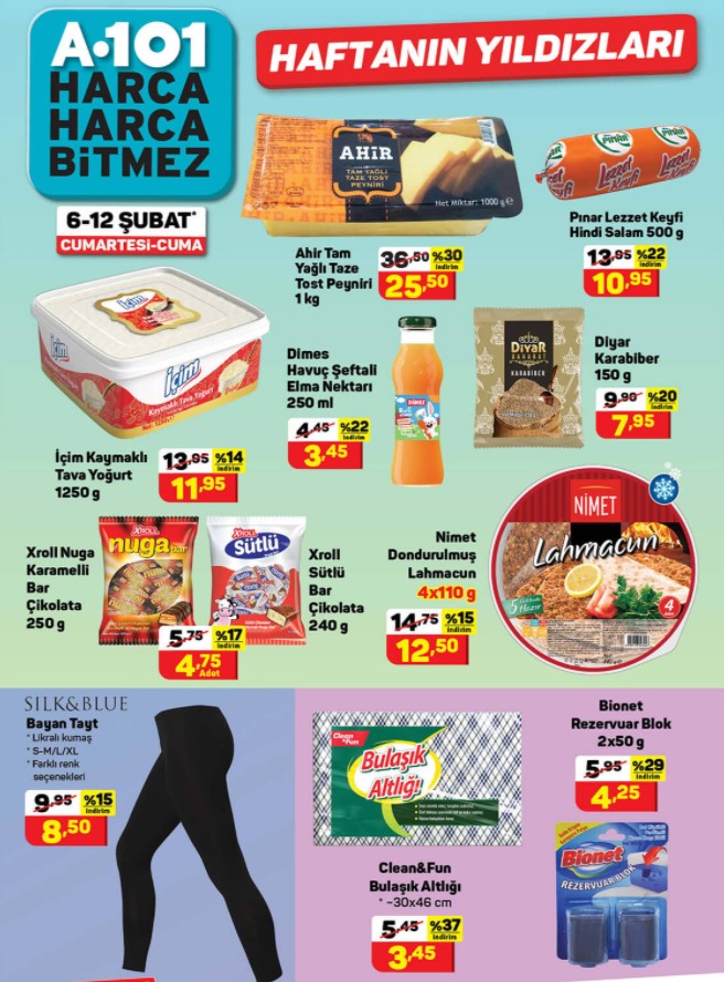 A101 Haftanın Yıldızları 9 Şubat 2021 Salı