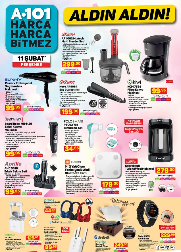 A101 market 11 Şubat 2021 Perşembe aktüel ürünler kataloğu