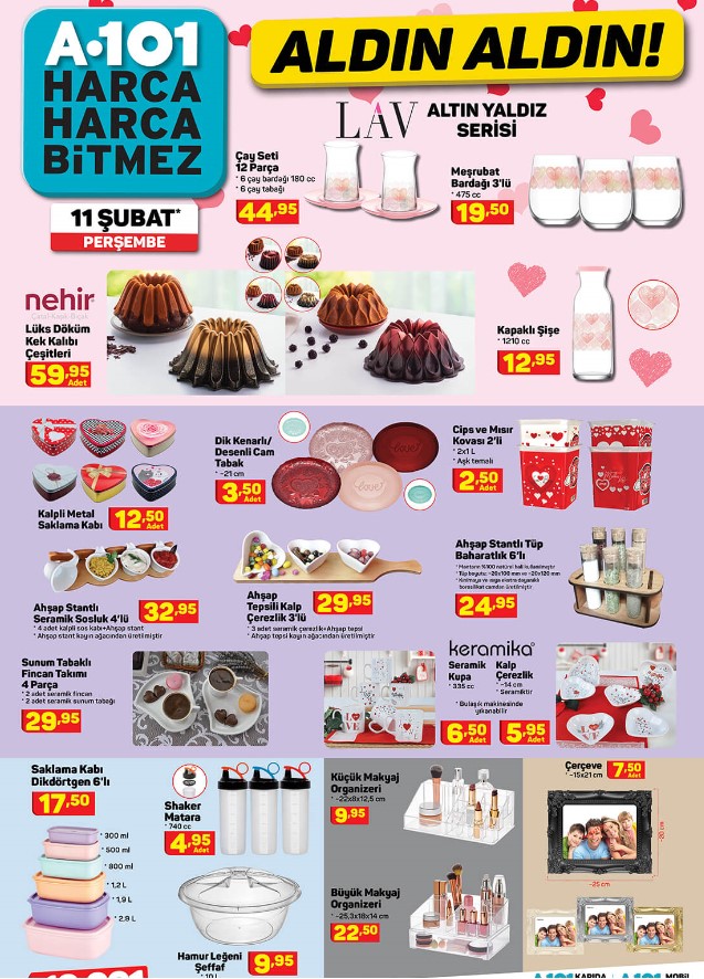 A101 market aktüel ürünler kataloğu 12 Şubat 2021 Cuma