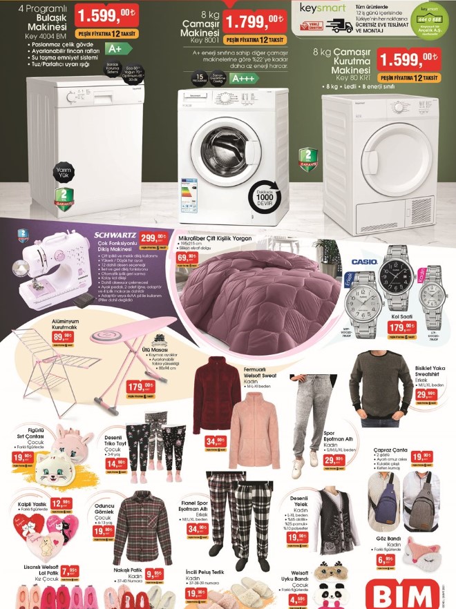 BİM market 17 Şubat 2021 Çarşamba aktüel ürünler kataloğu