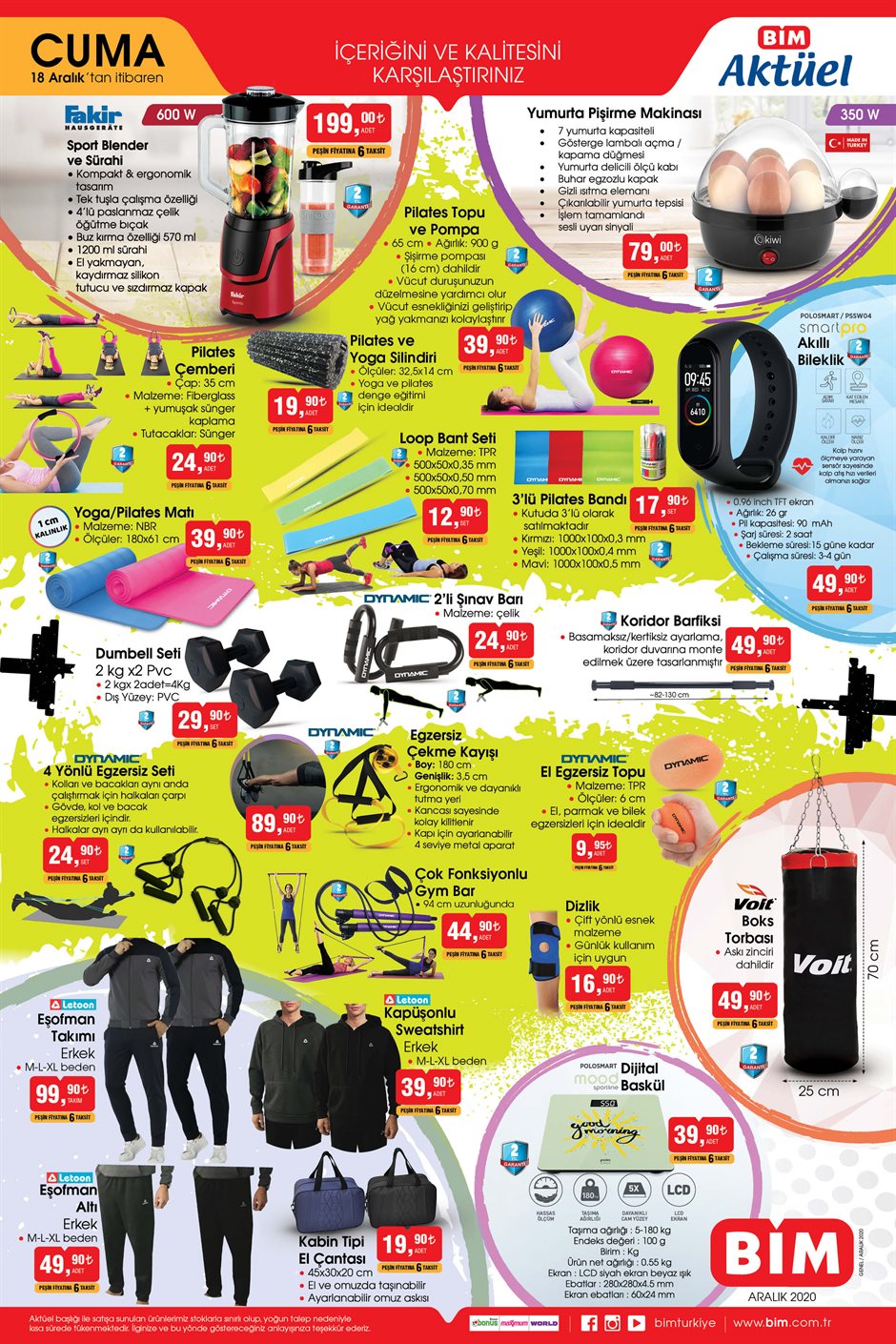 BİM BU HAFTA KATALOG ÜRÜNLERİ 2020