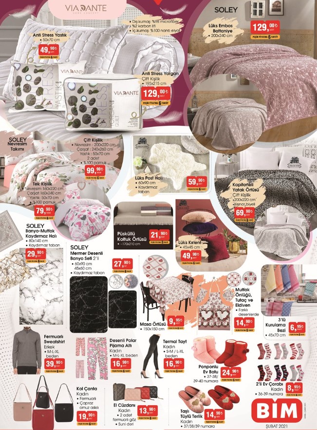 BİM aktüel 8 Şubat 2021 Pazartesi ürünler kataloğu