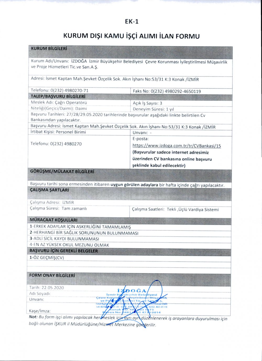 İzmir Büyükşehir Belediyesi personel alımı yarın başlıyor, 64 kişi alınacak