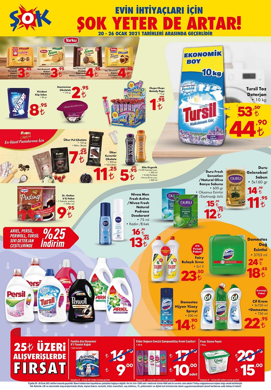 Şok market aktüel ürünler kataloğu 21 Ocak 2021 ve 22 Ocak 2021