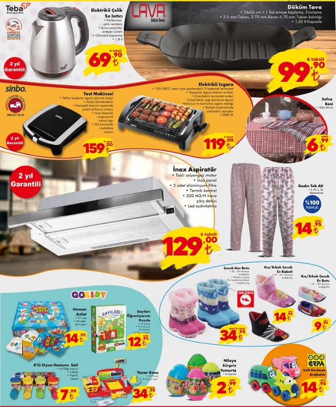 Şok market aktüel ürünler kataloğu 8 Şubat 2021 Pazartesi indirimleri