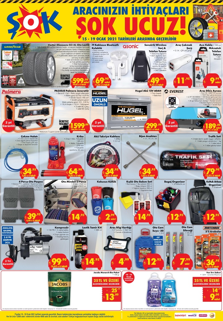 Şok hafta sonu indirim fırsatları ürünleri