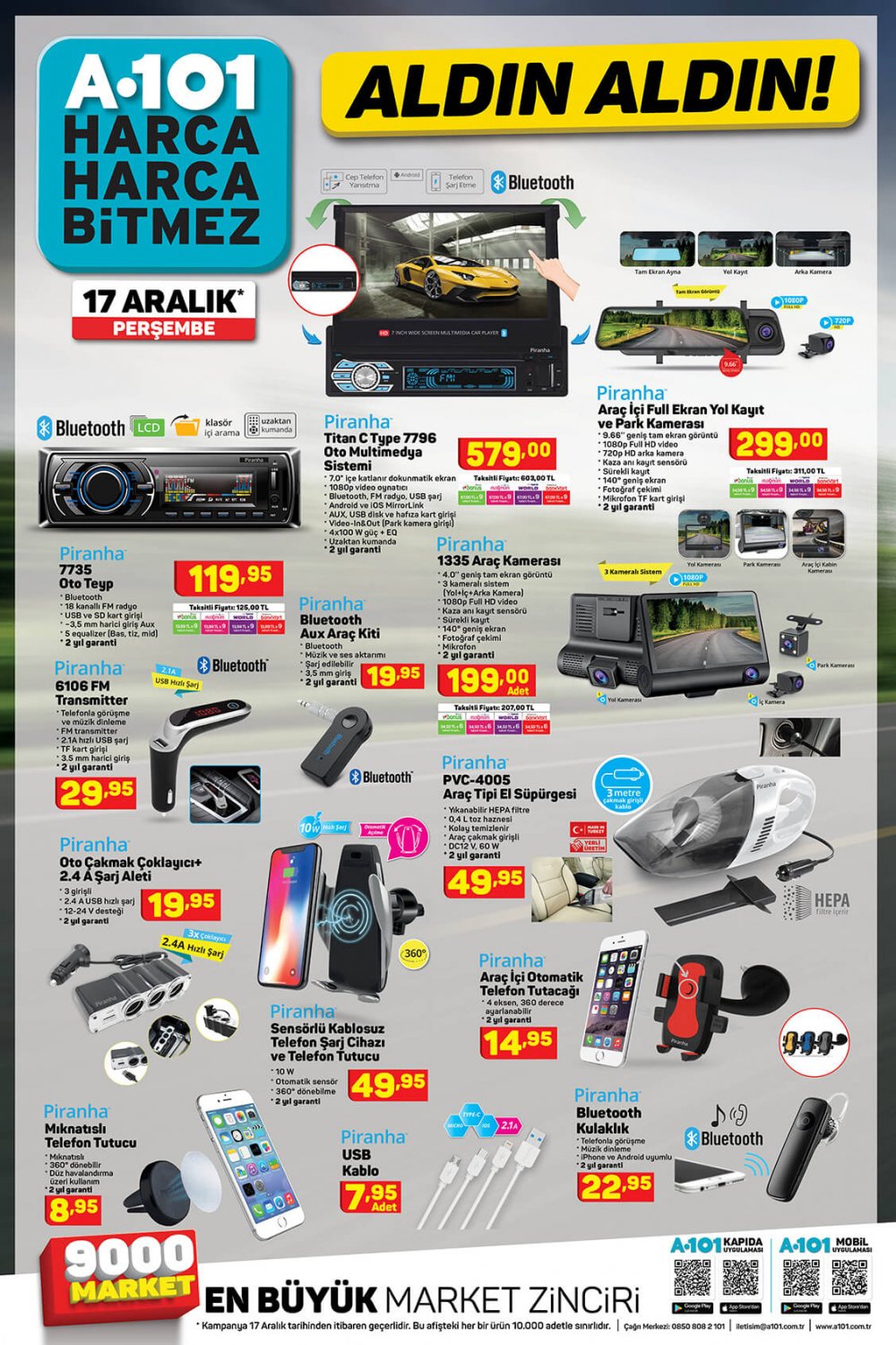 A101 AKTÜEL 15 ARALIK 2020 SALI ÜRÜNLER KATALOĞU