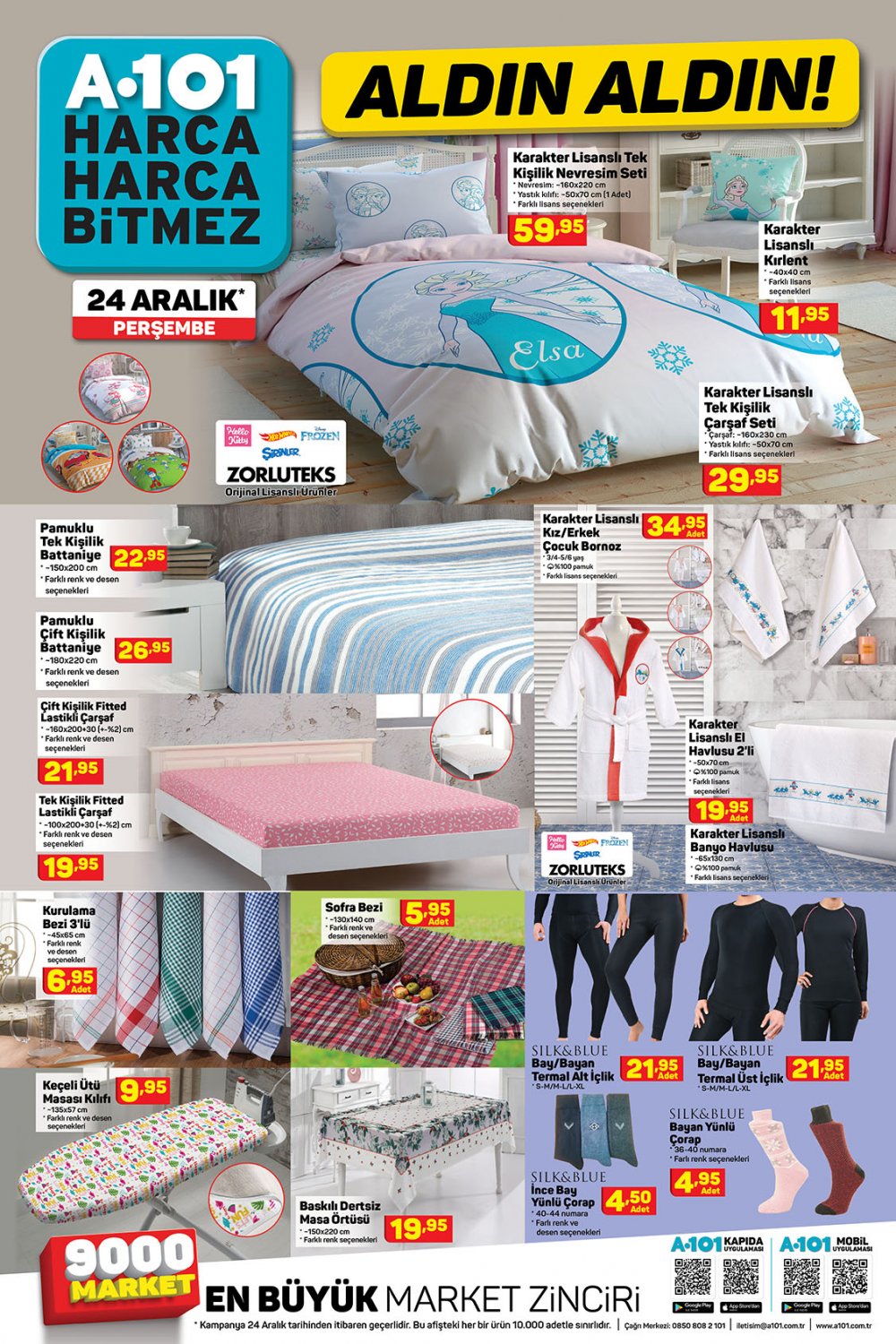 A101 AKTÜEL 24 ARALIK 2020 PERŞEMBE ÜRÜNLER KATALOĞU