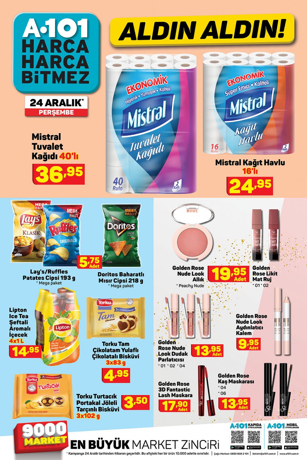 A101 AKTÜEL 24 ARALIK 2020 PERŞEMBE ÜRÜNLER KATALOĞU