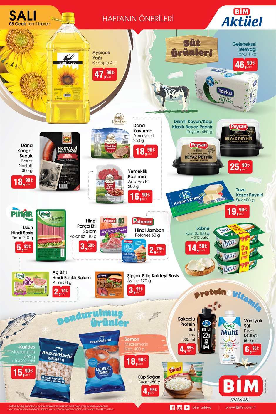 BİM HAFTANIN ÖNERİLERİ