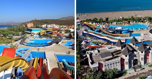 Gümüldür aquapark Yalı Castle fiyatları 2021 giriş ücreti Gümüldür aquapark nerede yol tarifi