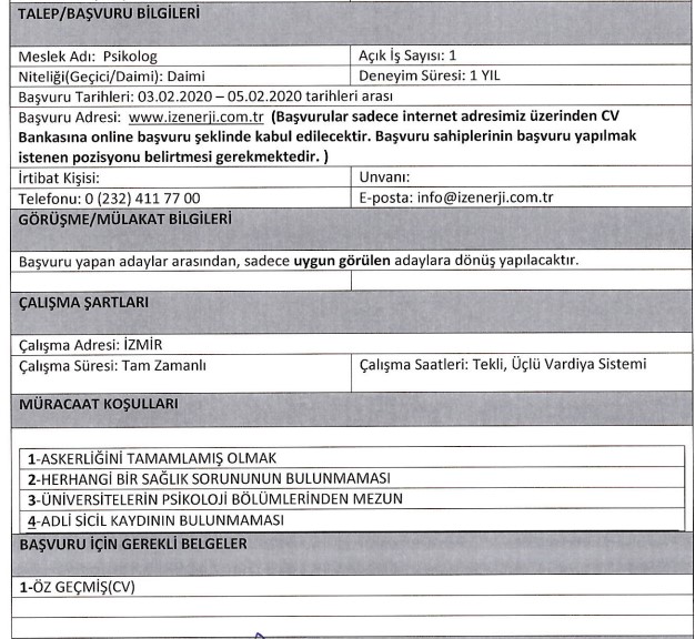 İzmir Büyükşehir Belediyesi personel alımı başladı, 25 meslekten 100 kişi alınacak