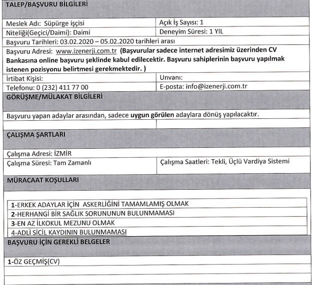 İzmir Büyükşehir Belediyesi personel alımı başladı, 25 meslekten 100 kişi alınacak