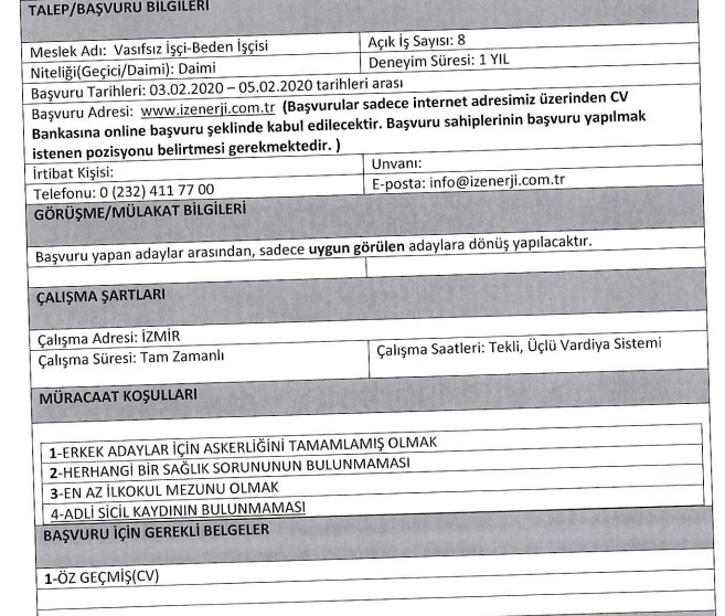 İzmir Büyükşehir Belediyesi personel alımı başladı, 25 meslekten 100 kişi alınacak