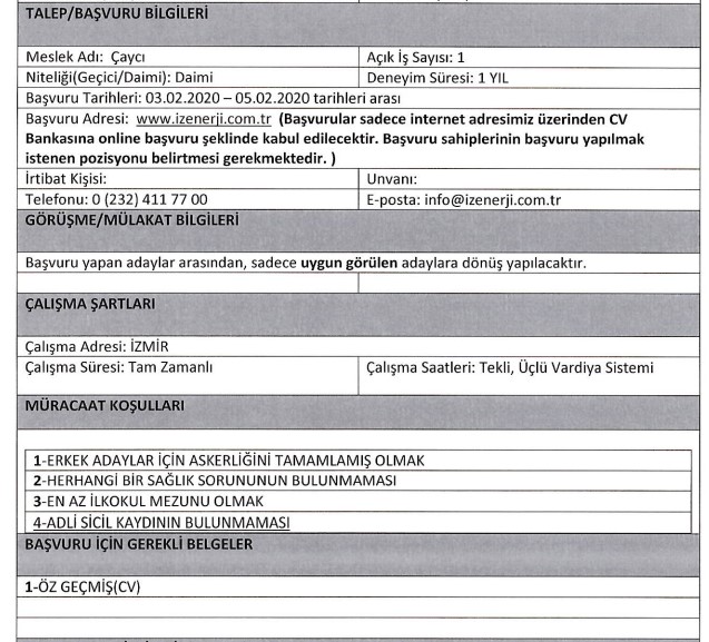 İzmir Büyükşehir Belediyesi personel alımı başladı, 25 meslekten 100 kişi alınacak