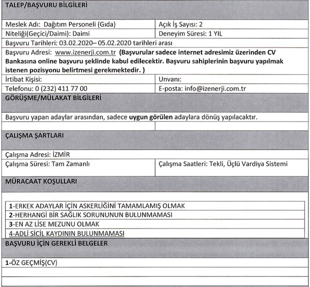 İzmir Büyükşehir Belediyesi personel alımı başladı, 25 meslekten 100 kişi alınacak