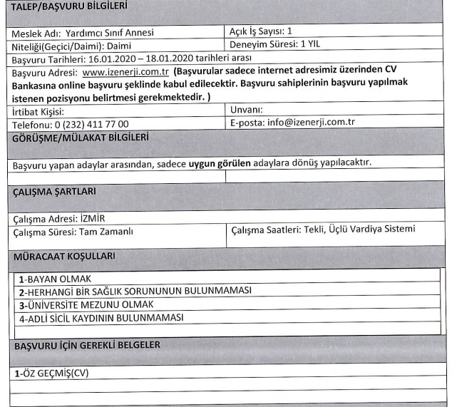 İzmir Büyükşehir Belediyesi ve ilçe belediyeleri personel alımı başladı