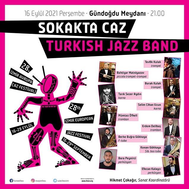 İzmir Caz Festivali 2021 programı konser takvimi
