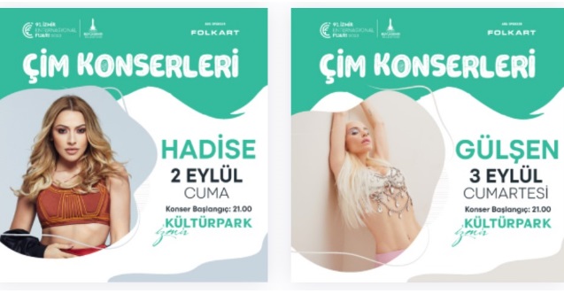 İzmir Enternasyonal Fuarı 2022 konserleri etkinlikleri