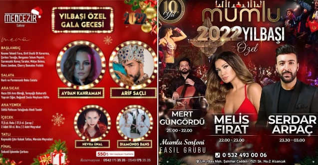 izmir yılbaşı programları 2022 mekanları izmir yılbaşı konserleri etkinlikleri