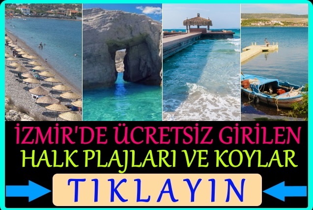 izmir ücretsiz halk plajları listesi 2021
