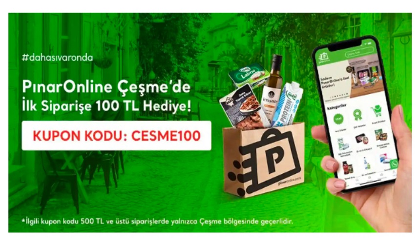 Pınaronline Çeşme indirim