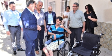 Başkan İduğ'dan engelli bireye bayram hediyesi