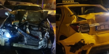 İzmir Konak’ta trafik kazası.. Mürselpaşa Bulvarı'nda 9 kişi yaralandı