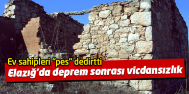 Elazığ'da deprem sonrası yaşanan olay vatandaşları isyan ettirdi