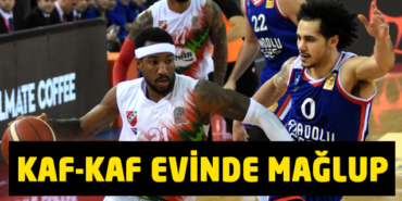 Pınar Karşıyaka, Anadolu Efes'e uzatmada boyun eğdi
