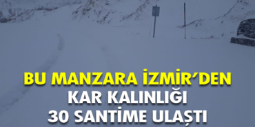 Beklenen kar yağışı gerçekleşti, kar kalınlığı 30 santimetreyi geçti