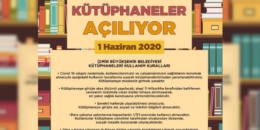 İzmir'de kütüphanelerin açılış tarihi belli oldu