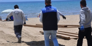 Menderes sahilleri, yaz sezonuna hazır hale geldi