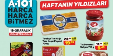 A 101 19 – 24 Aralık 2020 aktüel ürünler kataloğu, A 101 bu hafta neler var?