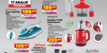 A101 indirimli aktüel ürünler kataloğu Aralık, Piranha Oto Teyp, Seg SCM-7101 Çamaşır Makinesi