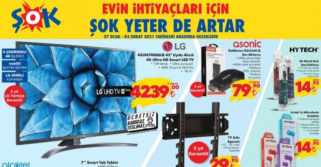 Bim aktüel ürünler kataloğu, Bim bu hafta neler var